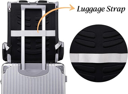 Cat Backpack Dog Backpack Carrier for Small Dogs and Medium Cat up to 15lbs, Travel Pet Carrier for Puppy Kitten Bunny, Cat Dog Carrying Backpack Collapsible (Black)