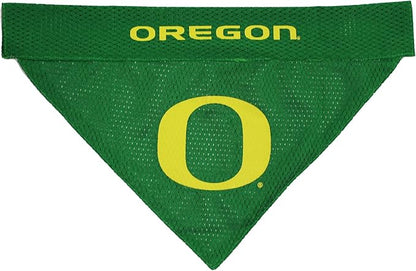 Pets First Collegiate Pet Accessories, Reversible Bandana, Oregon Ducks, Small/Medium