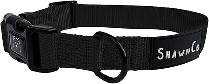 ShawnCo Dream Walk Dog Collar- Premium, Adjustable and Comfortable Pet Collar for Small, Medium, Large and Extra Large Dogs (S, Midnight)