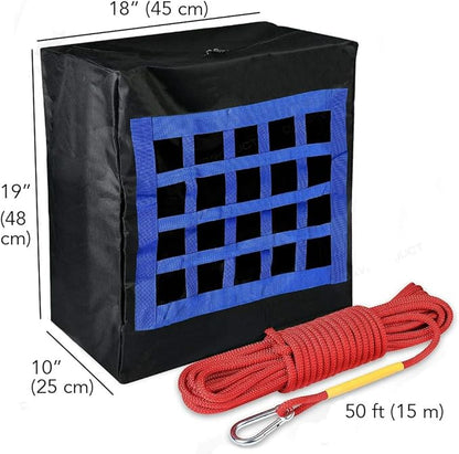 Emergency Pet Evacuation Bag Small up to 50 Pound - Fire Safety Survival Device for Pets - Pet Rescue Go-Bag - Pet Carrier - Fire Emergency Tool for Dogs & Cats - Home Fire Safety Device