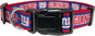 Pets First NFL New York Giants Licensed PET COLLAR, Small - Heavy-Duty, Strong, and Durable Dog Collar. Available in 31 Football Teams and 4 Sizes