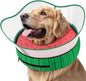 Supet Raised Inflatable Dog Cone Collar to Stop Licking, Soft Dog Cone Alternative After Surgery, Pet Neck Donut Collar for Small Medium Large Dogs