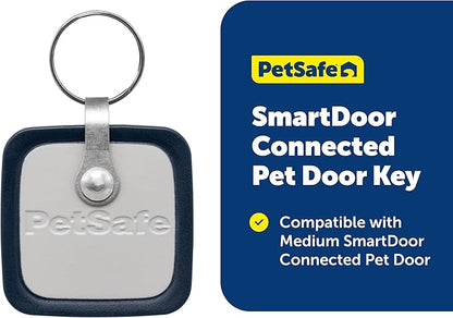 PetSafe SmartDoor Connected Pet Door Key - Provides Smart, Personalized Access for Your Dogs & Cats While Keeping Out Strays & Wildlife - Compatible with SmartDoor Connected Pet Door - Small