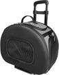 Pet Life ® 'Final Destination' Military-Grade Hardshell and Light 2-in-1 Wheeled or Carrying Travel Airline Cat and Dog Carrier Crate or Portable Pet Kennel