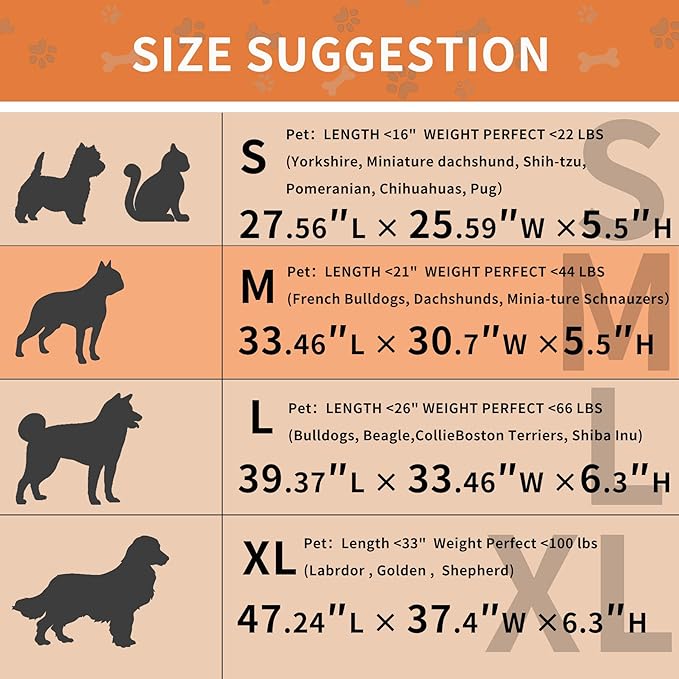 HAOMAIJIA Dog Couch Bed for Medium Dogs, Non Slip Pet Couch Covers for Sofa Thick Soft Washable Dog Couch Cover Protector All Seasons Universal Dogs and Cats Bed Mat (Off White, Medium)