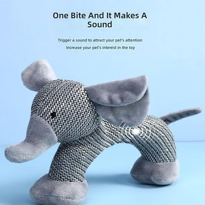 Xcho Linen Safari Companions Squeaky Dog Chew Animals Indestructible Dog Chew Toys Puppy Toys to Keep Them Busy for Small Medium Dogs Uitable for Indoor and Outdoor Throwing Play(Sheep)