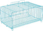 Happyyami Square Pillow Cage for Small Pets Bird Travel Carrier Sturdy Wire Cage for Guinea Pig Parrot Small Animal Habitat