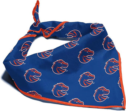 Boise State Broncos Officially Licensed Bandana for Dogs and Cats | Fits Pets Great Gift Idea | Easy-to-Tie (Small, 13")