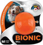 BIONIC Ball Dog Toy, Medium - Interactive Dog Chew Toy That Stands Up to The Toughest Chewers, for Dogs Between 15-35 lbs. (7-15 kg.)