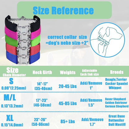 Adjustable Collar with Quick Release Buckle Collars for Small Medium Large Dogs
