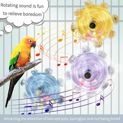 Lovebird Toys, Parakeet Toys for Conures, Small Bird Interactive Training Parrot Cage Bird Accessories, Budgie Toys, Cockatiel Toys,Conure Toys,Small Educational Fun Toy for Parakeets(Purple)