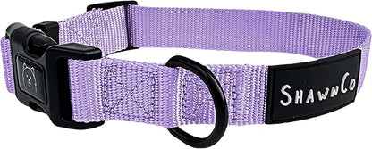 ShawnCo Dream Walk Dog Collar- Premium, Adjustable and Comfortable Pet Collar for Small, Medium, Large and Extra Large Dogs (S, ICY Lilac)
