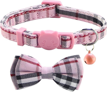 SuperBuddy Cat Collars Breakaway with Bell - 2 Pack Cat Safety Collars for Boys & Girls - Safety Buckle Kitten Collar for Pet Supplies,Stuff,Accessories