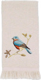 Avanti Linens - Fingertip Towel, Soft & Absorbent, Nature Isnpired Bathroom Decor (Gilded Birds Collection)