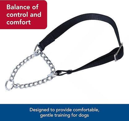 Coastal Pet - Check-Choke - Adjustable Check Training Collar for Dogs, Red, 3/4" x 14"-20"