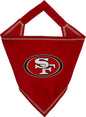 Pets First NFL SAN Francisco 49ERS TIE Bandana, Small/Medium. Dog Bandana Scarf Bib for Pet Cat Dog. The Ultimate Game-Day, Party Bandana (SAN-3550-S-M)