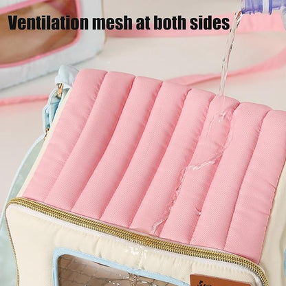 Bird Travel Carrier - Breathable Portable Warm Waterproof Pet Bag - Stuffed Animal Carrier | for Animal Pigeon Offices Outing Travel Vehicle Car Road Trip Daily Indoor Outdoor