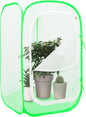 Mesh Plant Tent Enclosure, Pop-Up Cage Plant Cover, Outdoor Garden Protection Guard for Pests, Bird, Pest (28 x 28 x 48 Inches)