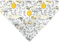Disney Pet Bandana Winnie The Pooh Balloon Pose and Foliage Collage Slip On Collar Bandana Only