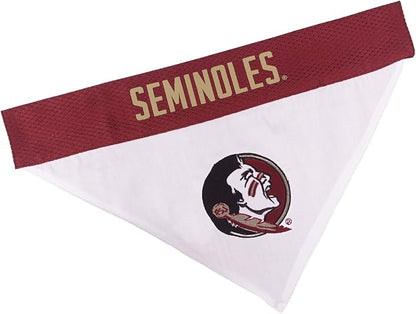 Pets First Collegiate Pet Accessories, Reversible Bandana, Florida State Seminoles, Small/Medium
