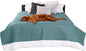 Furhaven Waterproof & Non-Slip Twin Size Mattress Cover Protector for Dogs & Cats, Washable, For Beds, Couches, & Car Seats - Quilted Twill Blanket Mattress Cover - Nile Blue, Small/Twin Size