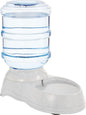 Amazon Basics Gravity Pet Water Dispenser for Cat and Dog, Easy to Clean, 1 Gallon Capacity, Small, Gray