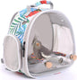 Bird Carrier Backpack with Rope Perch, Portable Bird Travel Carrier Backpack (Multi-Colored, Bird Carrier)