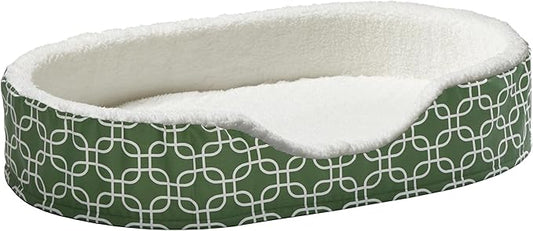 MidWest Homes for Pets Orthoperdic Egg-Crate Nesting Pet Bed w/Teflon Fabric Protector, XL Green