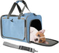 Soft Cats Carrier for Small Dogs Carriers Airline Approved Puppy Travel Bag Softsides Puppy Carry,Soft-Sided,Pets Small Animals Rabbits Bunny Outdoor (Blue2)