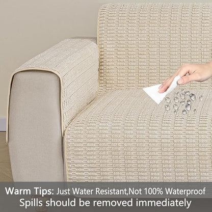 Muamar Dog Bed Cover Sofa Protector,Anti Slip Waterproof Sofa Covers for Living Room Couch Covers,Sofa Mat,Seat Cover,Dog Mat,Pet Pad for Furniture 1 Piece (60x70 inch, Cream White)