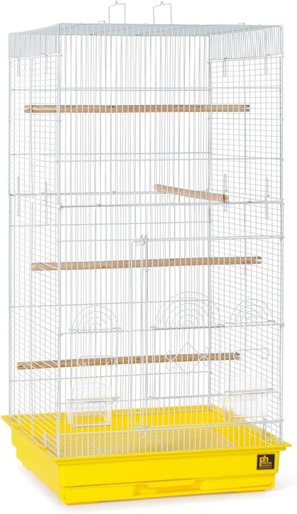 Prevue Pet Products SPECONO1818H-Y Tall Tiel Cage, Yellow