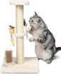 Best Pet Supplies Catify Cat Scratcher, Fun Interactive Scratchers, Posts, Poles, Claw Safe, Furniture Saver Indoor Play Support Natural Cat Behaviors Heavy Duty - Beige, Large