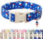 4th of July Dog Collar, Summer Popsicle Patriotic Dog Collars for Medium Dogs, Adjustable Lightweight Quick-Release Buckle Collar for Boy&Girl Dogs M