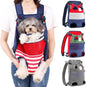 Dog Carrier Backpack, Pet Front Carrier Backpack Legs Out Dog Chest Carrier for Small Medium Dogs, Hands-Free Cat Backpack Carrier Dog Travel Backpack Airline Approved Hiking Bike Motorcycle