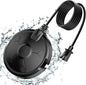 Daoeny Bird Bath Heater, 120W Bird Bath Heaters for Outdoors in Winter, Birdbath Water Heater Full-Covered Aluminum, Heated Bird Bath Pond Deicer Thermostatically Control for Patio Yard Farm (Black)