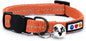 Pawtitas Recycled Coral Reflective Cat Collar – Eco-Friendly Breakaway Safety Buckle, Adjustable Kitten & Adult Collar with Removable Bell and High-Visibility Strap