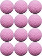 Cat Golf Balls for Indoor Kitten Toys - Interactive Sponge Foam Soccer Balls (Magenta)