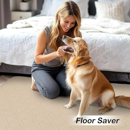 hyha Waterproof Dog Bed Blanket, Soft Pet Blankets, Waterproof Couch Cover for Dogs, Reversible Sofa Covers Washable for Furniture (40x70 Inch, Taupe/Taupe)