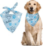Custom Pet Scarf Personalized Dog Bandana with Name Personalized Add Your Text Bibs Triangle Head Scarfs Gift for Small Medium Large Dogs Cats Baby Puppy Pets Accessories