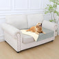 hyha Waterproof Dog Blanket, Soft Dog Bed Cover Pet Blankets, Waterproof Sofa Couch Cover for Dogs Washable, Reversible Pet Couch Covers for Sofa Furniture (30x53 Inch, Grey/Beige)