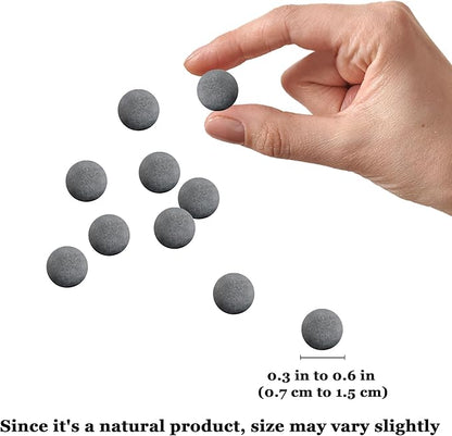 SunGrow Betta Balls, Water Conditioner with Over 30 Beneficial Elements for Tropical Fish, Freshwater Fish Tank pH Balance Decor, 0.3” Betta Fish Tank Accessories, 10 Pcs per Pack
