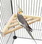 Litewoo Bird Perch Corner Platform Stand Shelf for Birds Budgie Parakeet Cockatiel Conure Cockatoo（Ladder）
