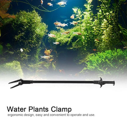 Professional Aquarium Cleaning Tongs, Extra Long Plastic Tweezers, Fish Tank Plant Maintenance Tool