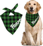 Custom Pet Scarf Personalized Dog Bandana with Name Personalized Add Your Text Bibs Triangle Head Scarfs Gift for Small Medium Large Dogs Cats Baby Puppy Pets Accessories
