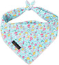 ARING PET Easter Dog Bandanas, Green Chick Eggs Pet Bandana Scarf Triangle Bibs for Puppy Small Medium Large Boy Girl Dogs Cats-L