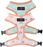 Lucy & Co. in The Clouds, Cute Reversible Dog Harness Walking Halter - Best Designer Pet Harnesses for Medium Dogs - Padded Adjustable Vest for Easy Walking (Small)