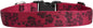 LupinePet Originals 1" Plum Blossom 16-28" Adjustable Collar for Large Dogs