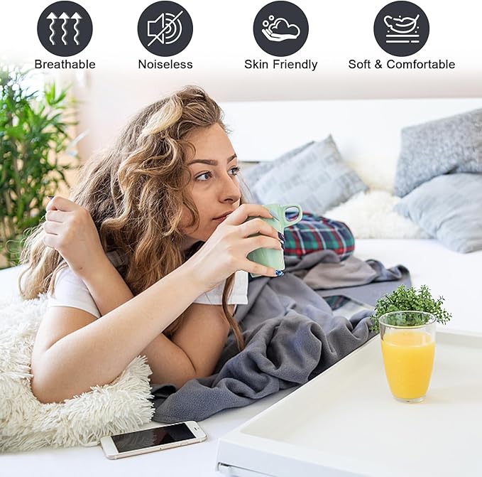 Twin Mattress Protector Waterproof, Fitted Sheet Style Breathable Mattress Cover with Deep Pocket Fits Up to 18'', Noiseless Bed Cover for Kids Adults Pets, Machine Washable (Squares, Twin)