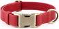 Plutus Pet Genuine Leather Dog Collar – Adjustable Pet Collar with Quick Release Metal Buckle, Soft Real Leather for Small Medium Large Dogs, Heavy Duty & Skin-Friendly (Red, XS)