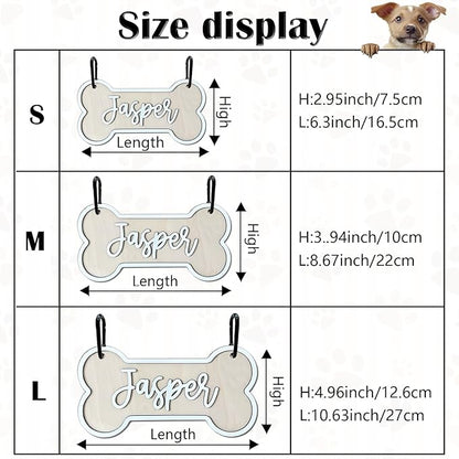 Personalized Dog Crate Sign Custom Dog Kennel Accessories Name Plate Doghouse Sign Decor Gift for Dog Lover